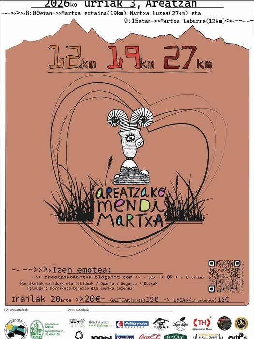 Areatzako Mendi Martxarako izen-emotea