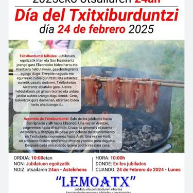 Txitxi-burduntzi eguna Lemoan