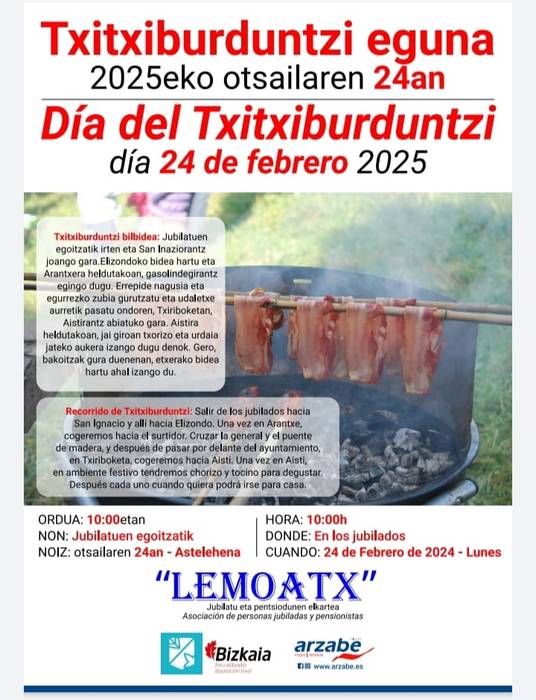 Txitxi-burduntzi eguna Lemoan