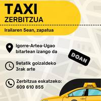 Taxi zerbitzua Zeberioko jaietan