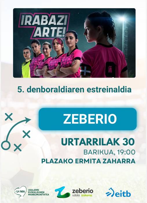 'Irabazi arte!' telesailaren estreinaldia Zeberion