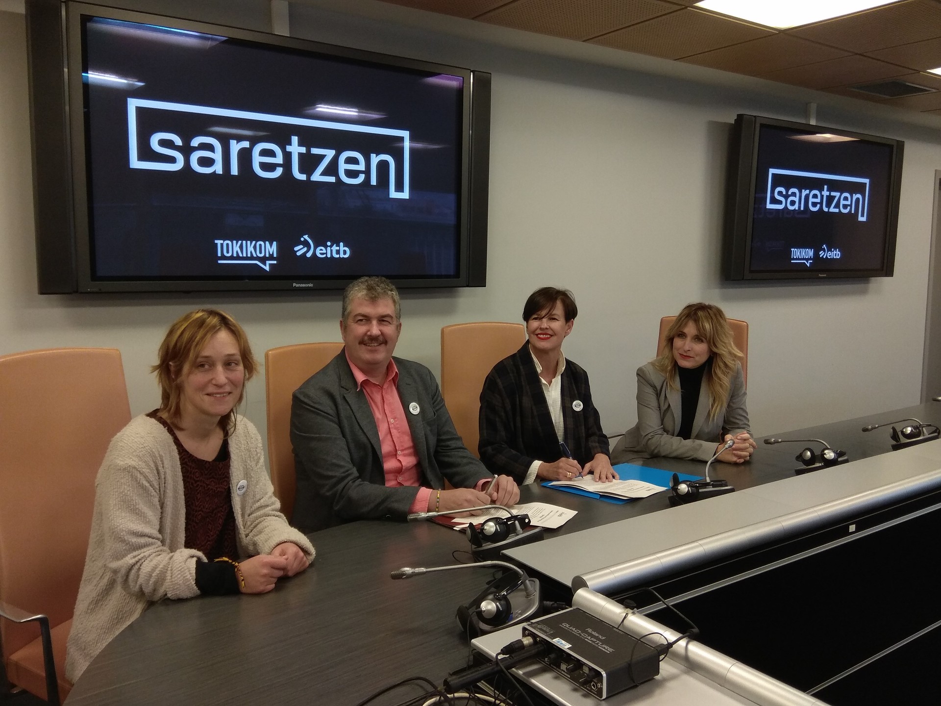 Saretzen proiektua ipini dabe abian EITBk eta TOKIKOMek