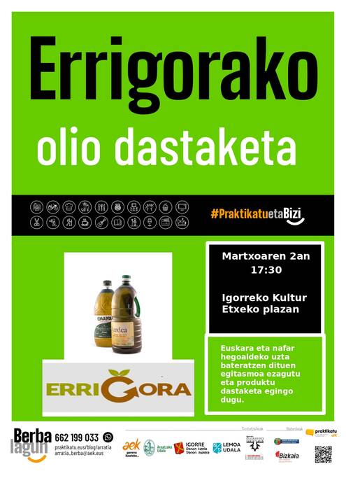 Errigorako orio dastaketea