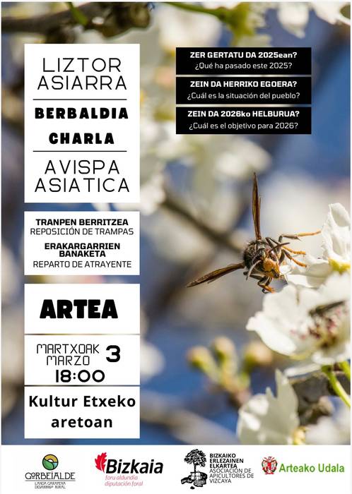 Liztor asiarraren gaineko berbaldia Artean