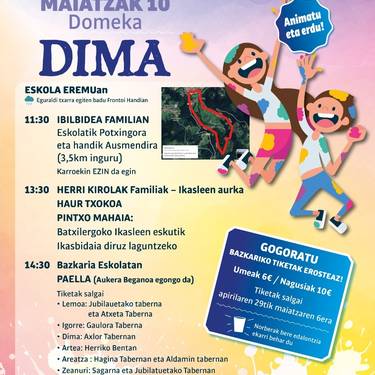 Izen-emotea Arratiako Guraso Elkarteen Topaketarako