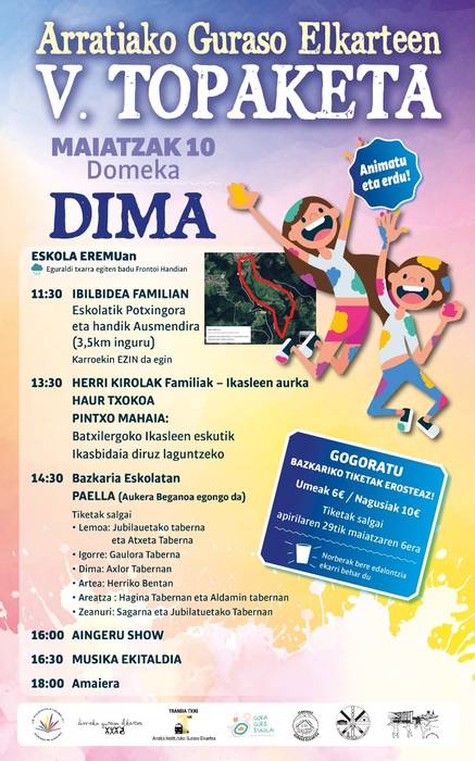 Izen-emotea Arratiako Guraso Elkarteen Topaketarako