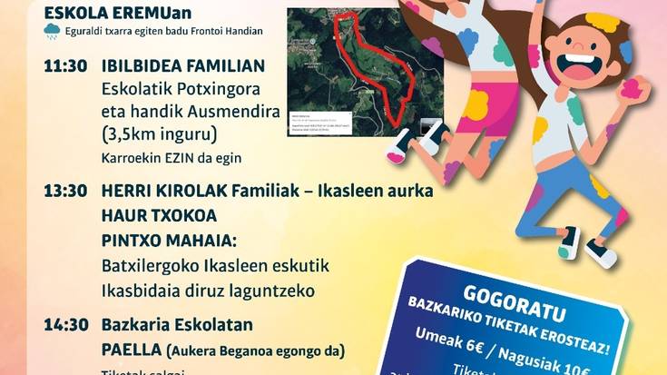 Izen-emotea Arratiako Guraso Elkarteen Topaketarako