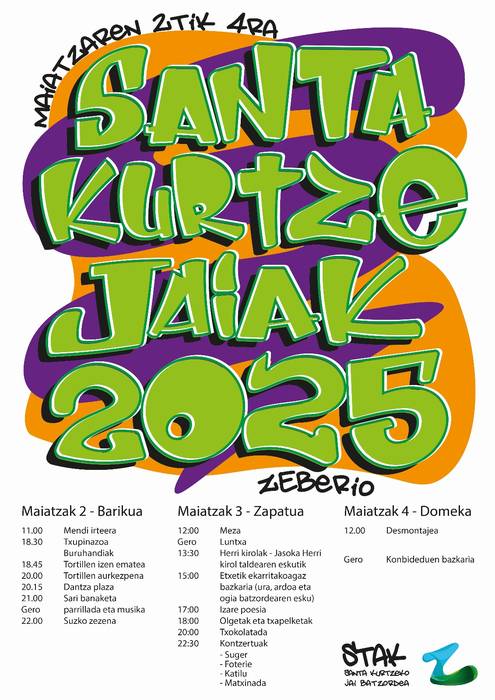 Santa Kurtzeko jaiak Zeberion