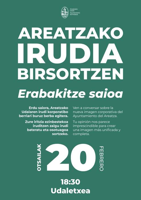 Areatzako irudia birsortzen