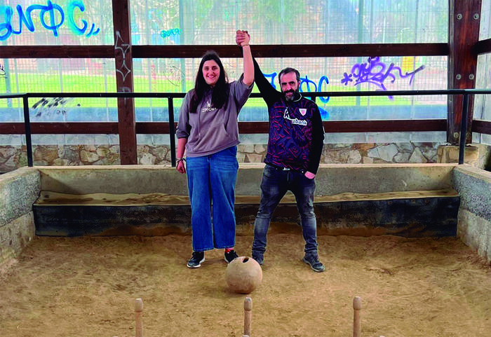 Izkander Barrenetxea nagusi Arratiako Banakako Bola Txapelketan