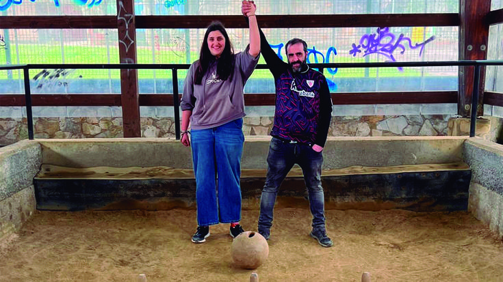 Izkander Barrenetxea nagusi Arratiako Banakako Bola Txapelketan