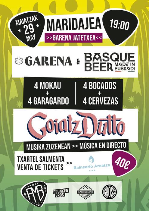 Maridajea Garena jatetxean. AMB
