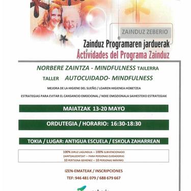 Zainduz programearen jarduerak