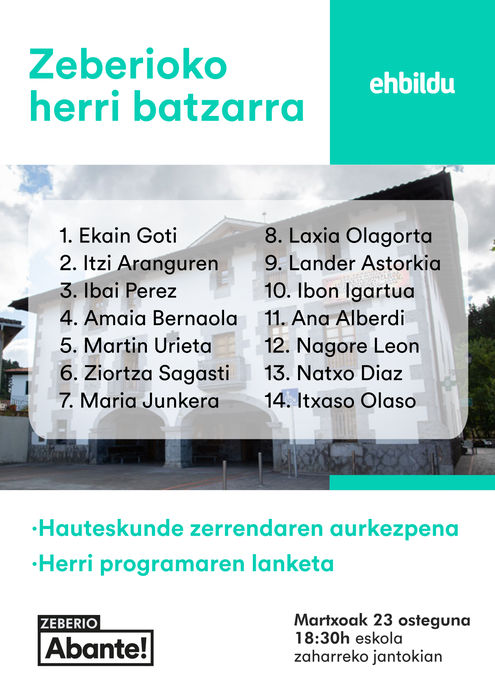 EH Bilduren batzarra