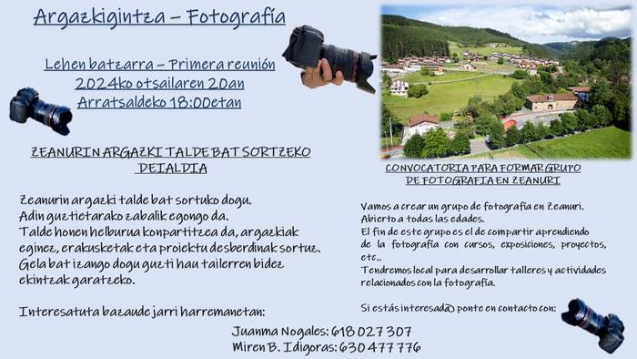 Argazki taldea sortzeako batzarra