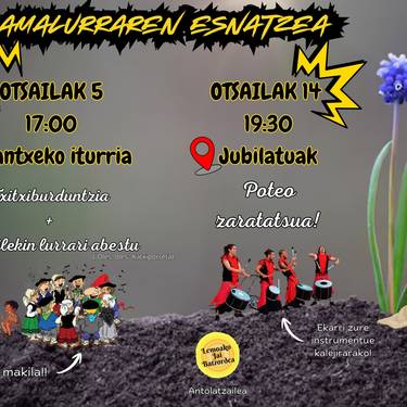 Aratusteak Lemoan. Poteo zaratatsua