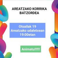 Korrika batzordea Areatzan
