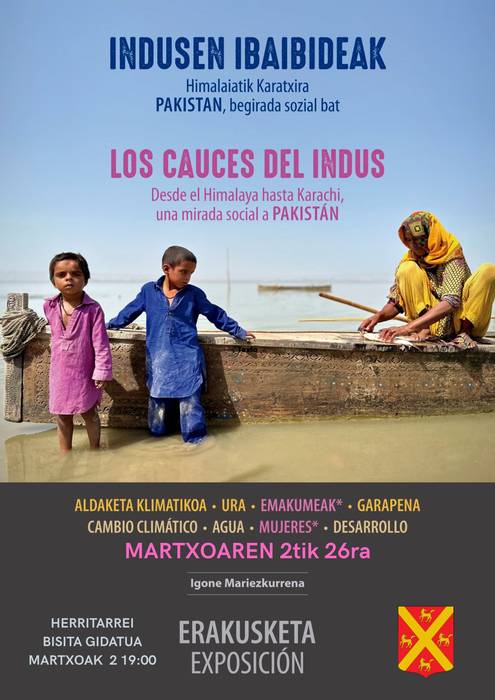 'Indusen ibaibideak: Himalaiatik Karatxira, begirada sozial bat Pakistanera' erakusketea