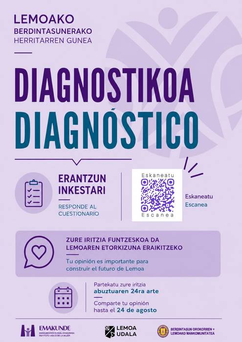 Lemoako diagnotikoan parte hartzeako epea zabalik