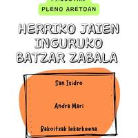 Herriko jaien inguruko batzarra