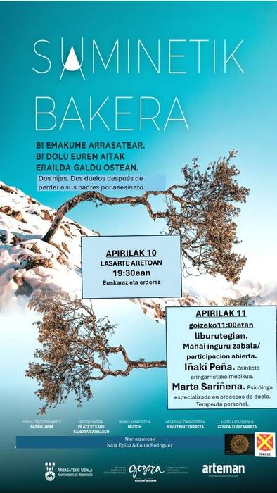 'S(u/a)minetik bakera' ikus-entzunezkoaren gaineko mahai-ingurua