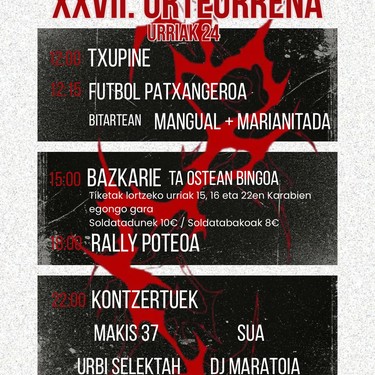 Karabie Gaztetxearen XXVII. urteurrena