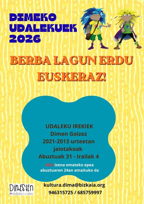 Dimako udaleku irekietarako izen-emotea