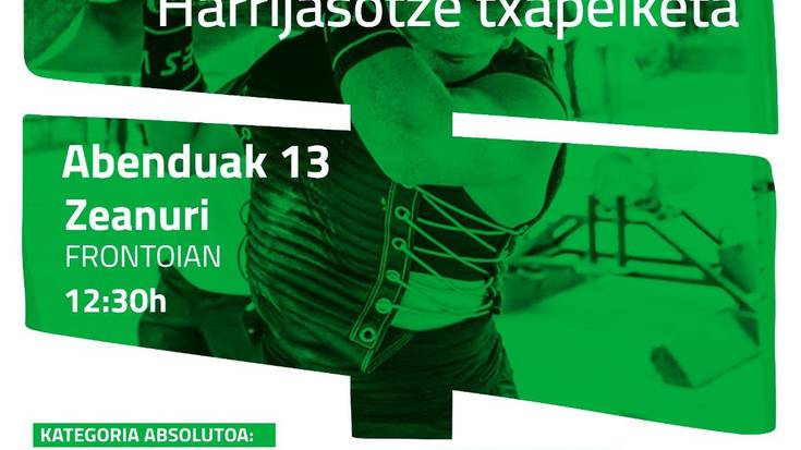 BIzkaiko andrazkoen Harri Jasotze Txapelketea