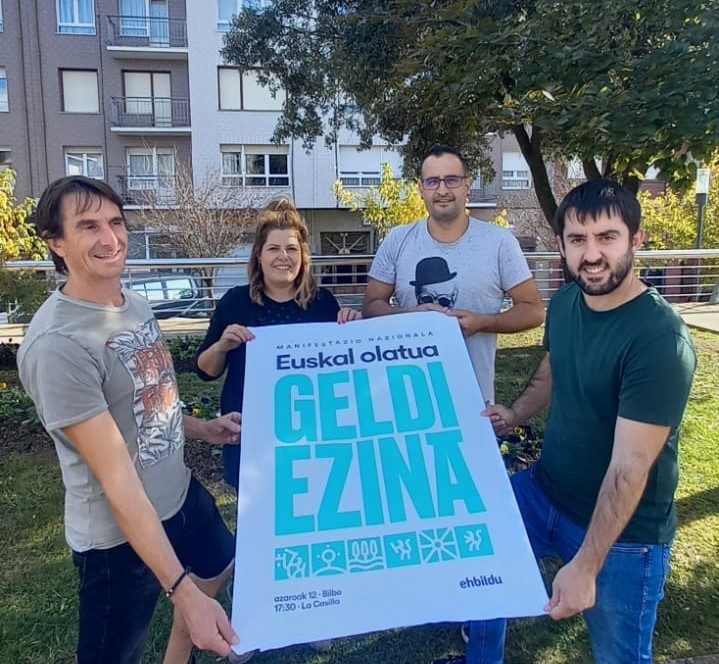 Arratiako EH Bildu hilaren 12an Bilbon egingo dan manifestazinorako deialdira batu da