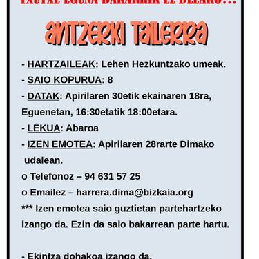 Antzerki tailerrean izen-emotea