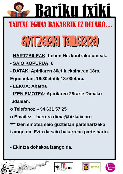 Antzerki tailerrean izen-emotea