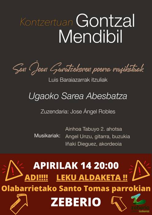 Gontzal Mendibilen kontzertua