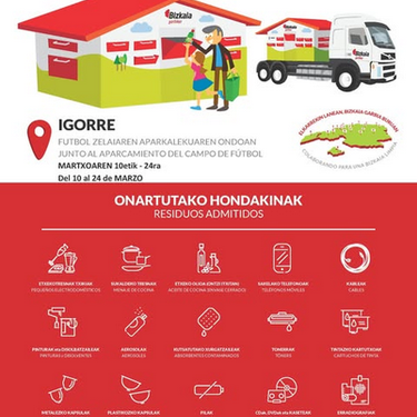 Gailu txikientzako GARBIKER garbigune mobikorra