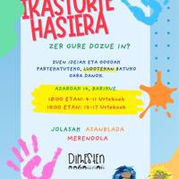 Dimesten, ikasturte hasikerako asanblada ume eta gaztetxoakaz