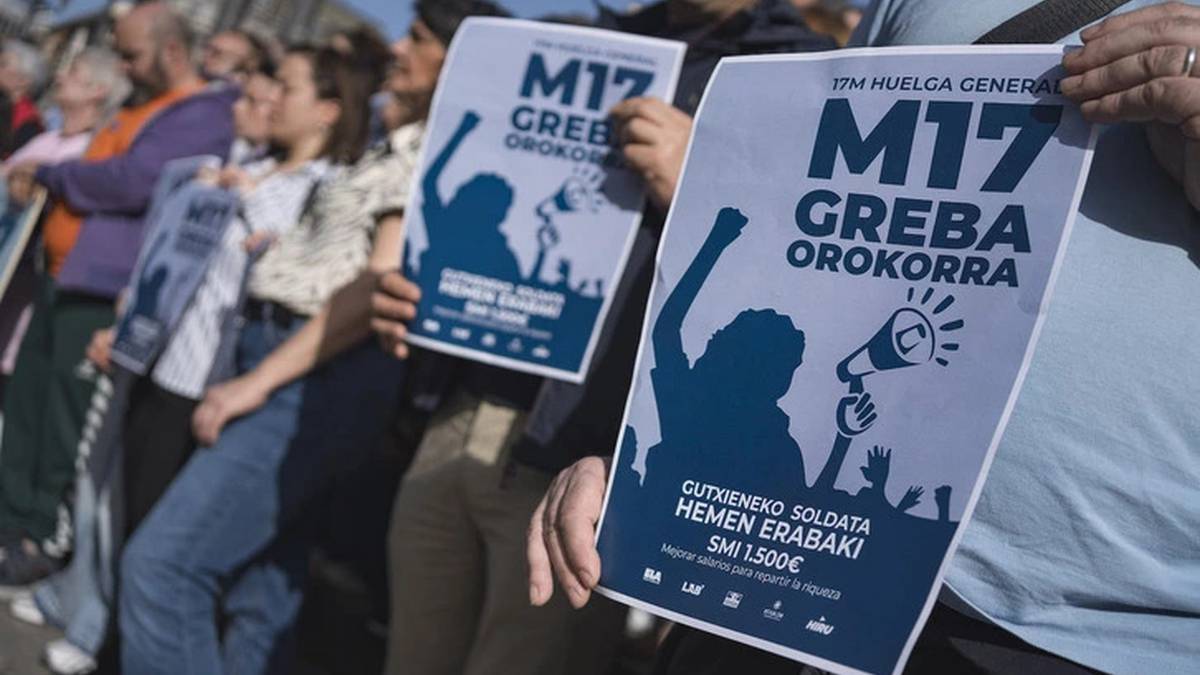 Gitxieneko 1.500 euroko soldatea helmugeagaz, greba orokorrera