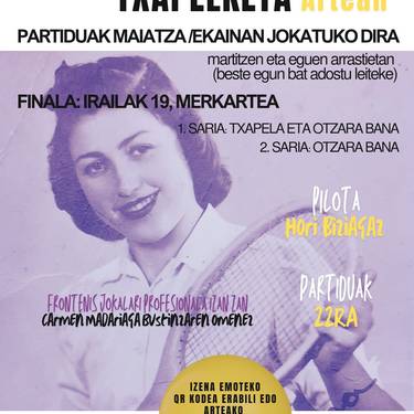 Andrazkoen Frontenis Txapelketea. Izen-emotea