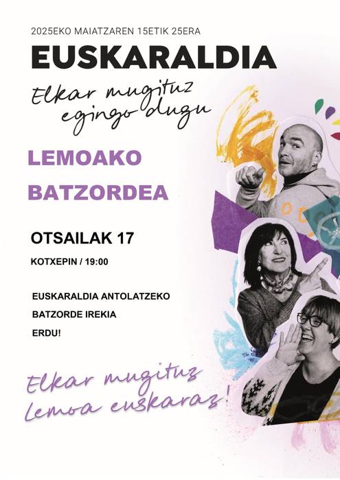 Euskaraldia antolatzeko batzarra Lemoan