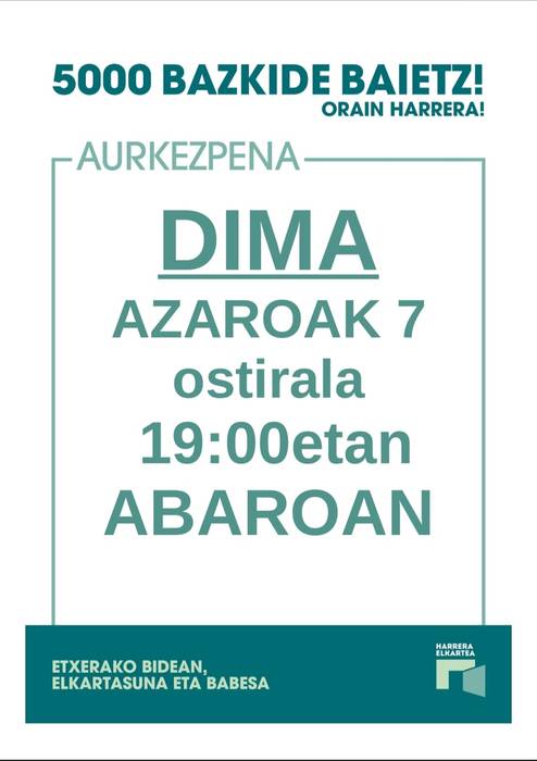 Harreraren aurkezpena