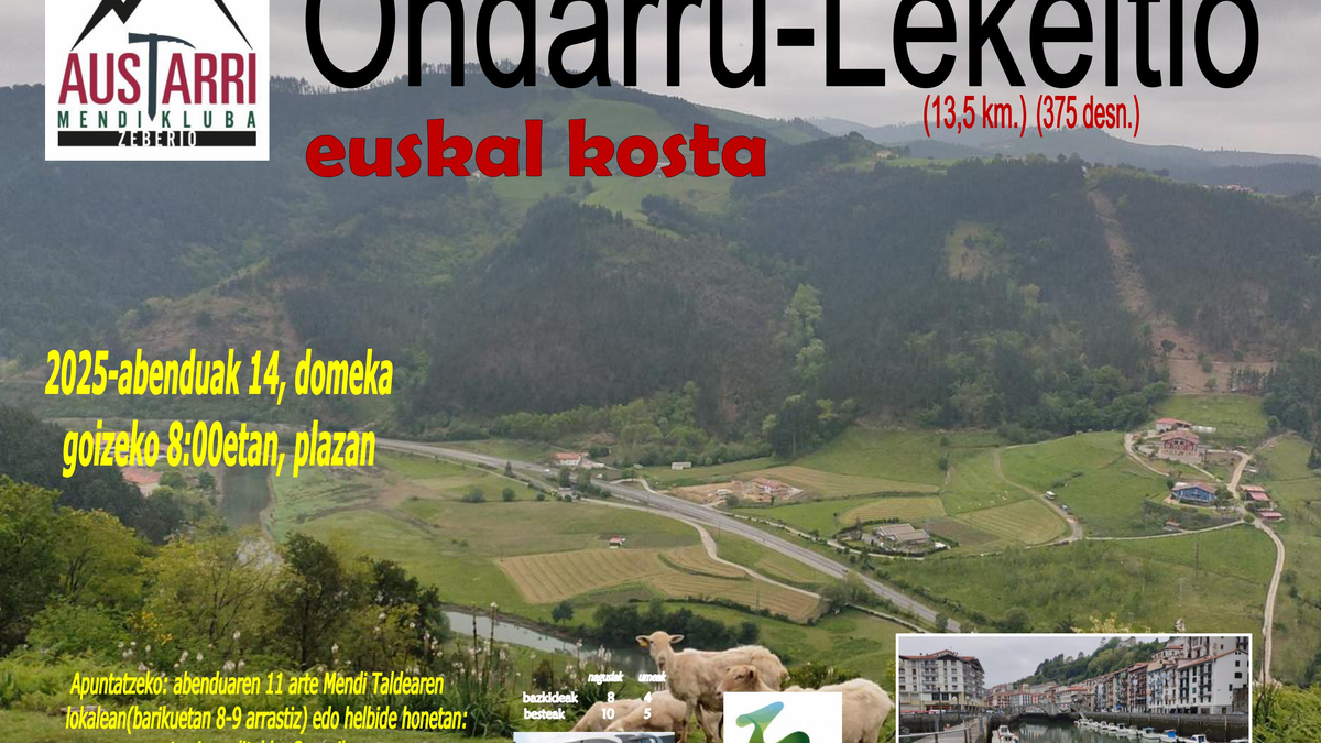 Austarri Mendi Taldearen kostaldera urtekerako izen-emotea