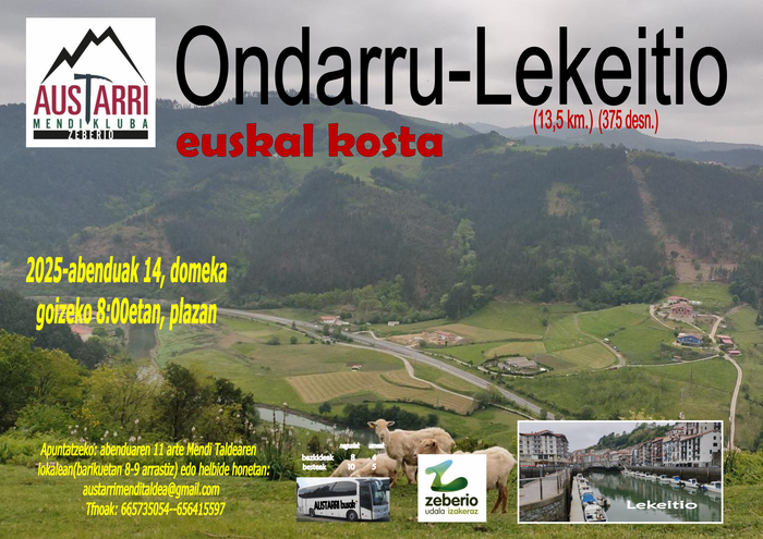 Austarri Mendi Taldearen kostaldera urtekerako izen-emotea