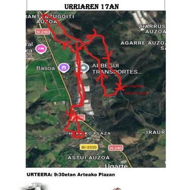 Jubiladuen ibilaldia Arteatik