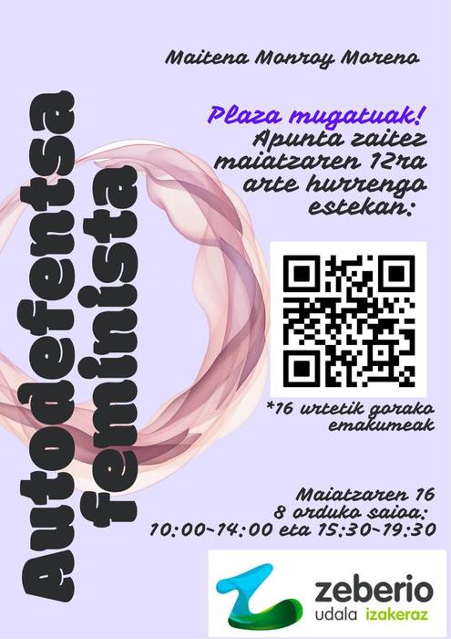 Autodefensa feminista tailerra