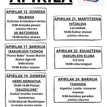 Arteako jubiladuen urtekerea