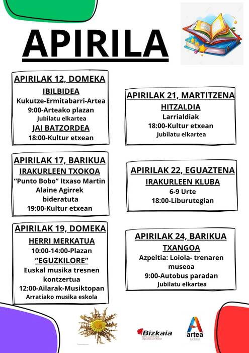 Arteako jubiladuen urtekerea