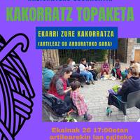 Egindako kakorratz lanakaz plazea apaindu