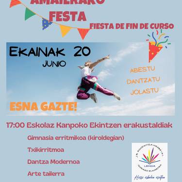 Kurso amaierako festa Lemoan