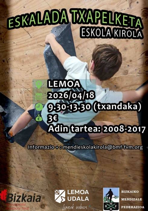 Eskalada Txapelketea Lemoan
