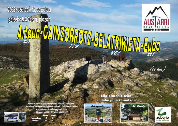 Austarriren mendi urtekerea. Izen-emotea