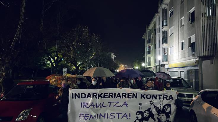“Indarkeriaren kontra, iraultza feminista!” lelopean mobilizau dira Igorren arratiarrak