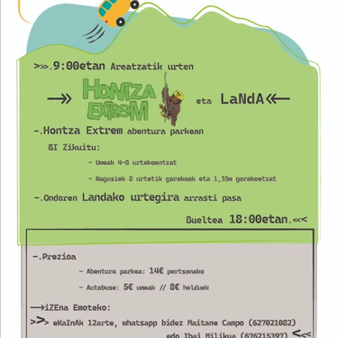 Laminoren ikasturte amaierako urtekerarako izen-emotea